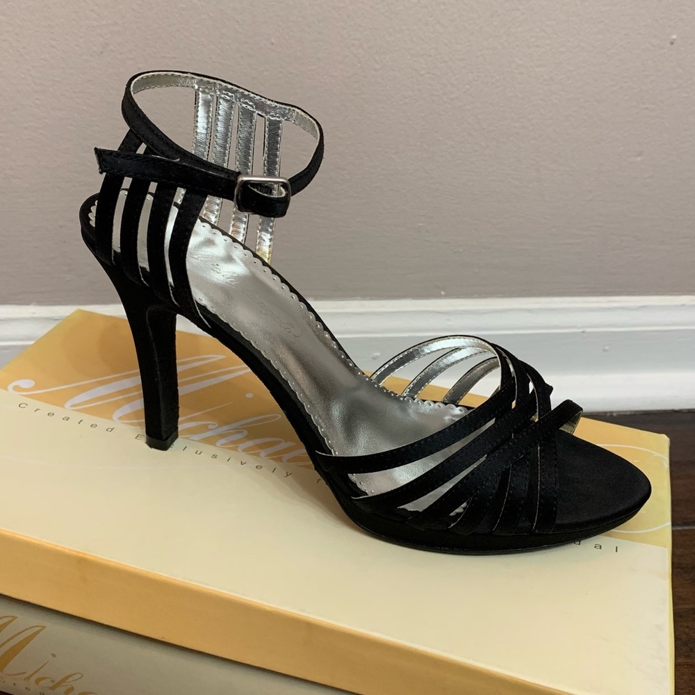 Michaelangelo Black Strappy Sandal